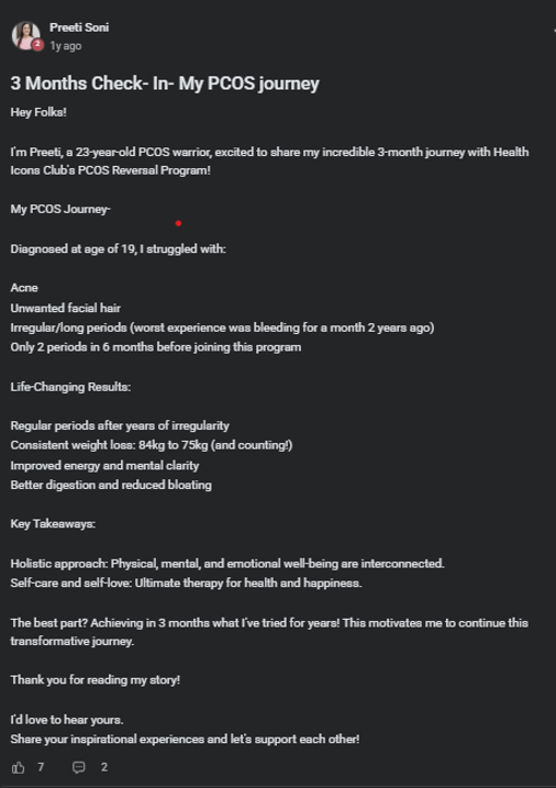 Client testimonial
