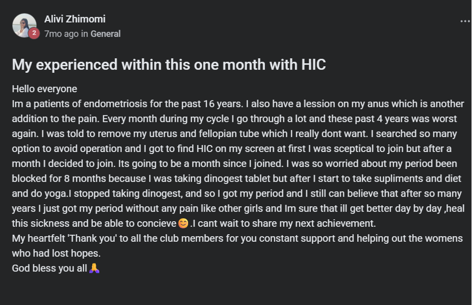 Client testimonial