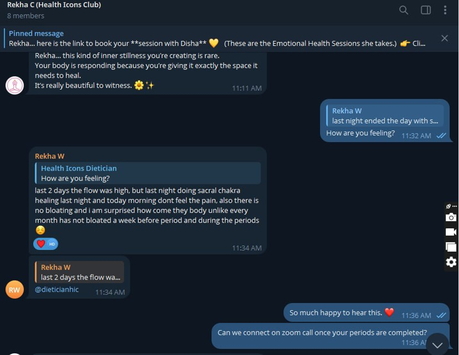 Client testimonial