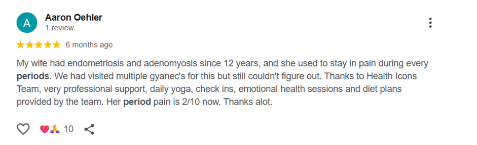 Client testimonial