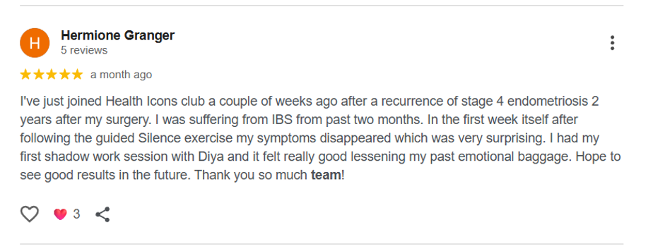 Client testimonial