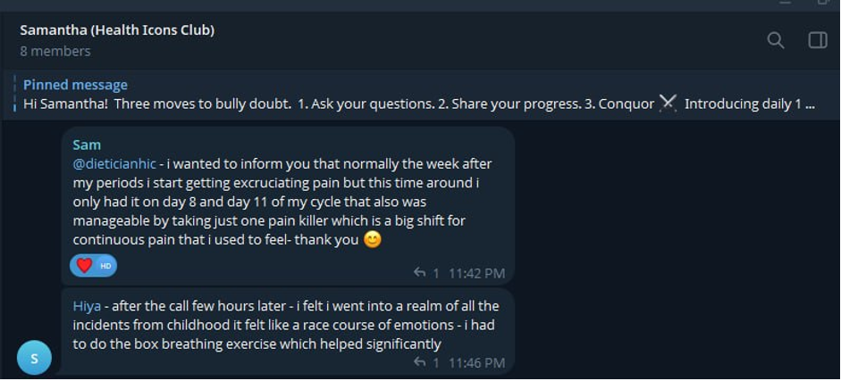 Client testimonial