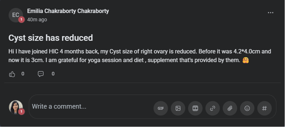 Client testimonial