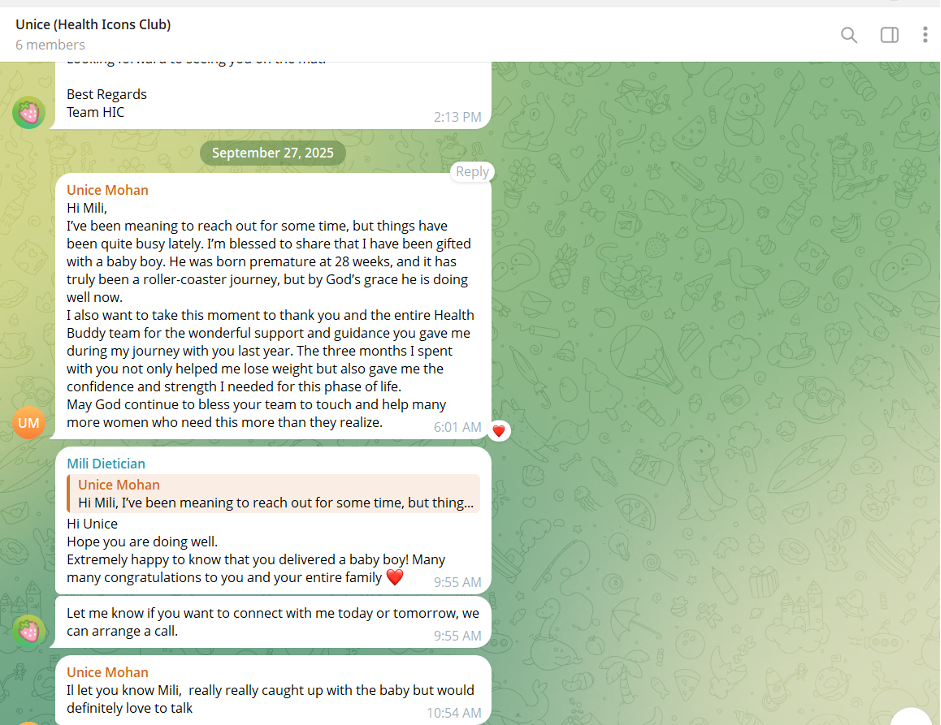 Client testimonial