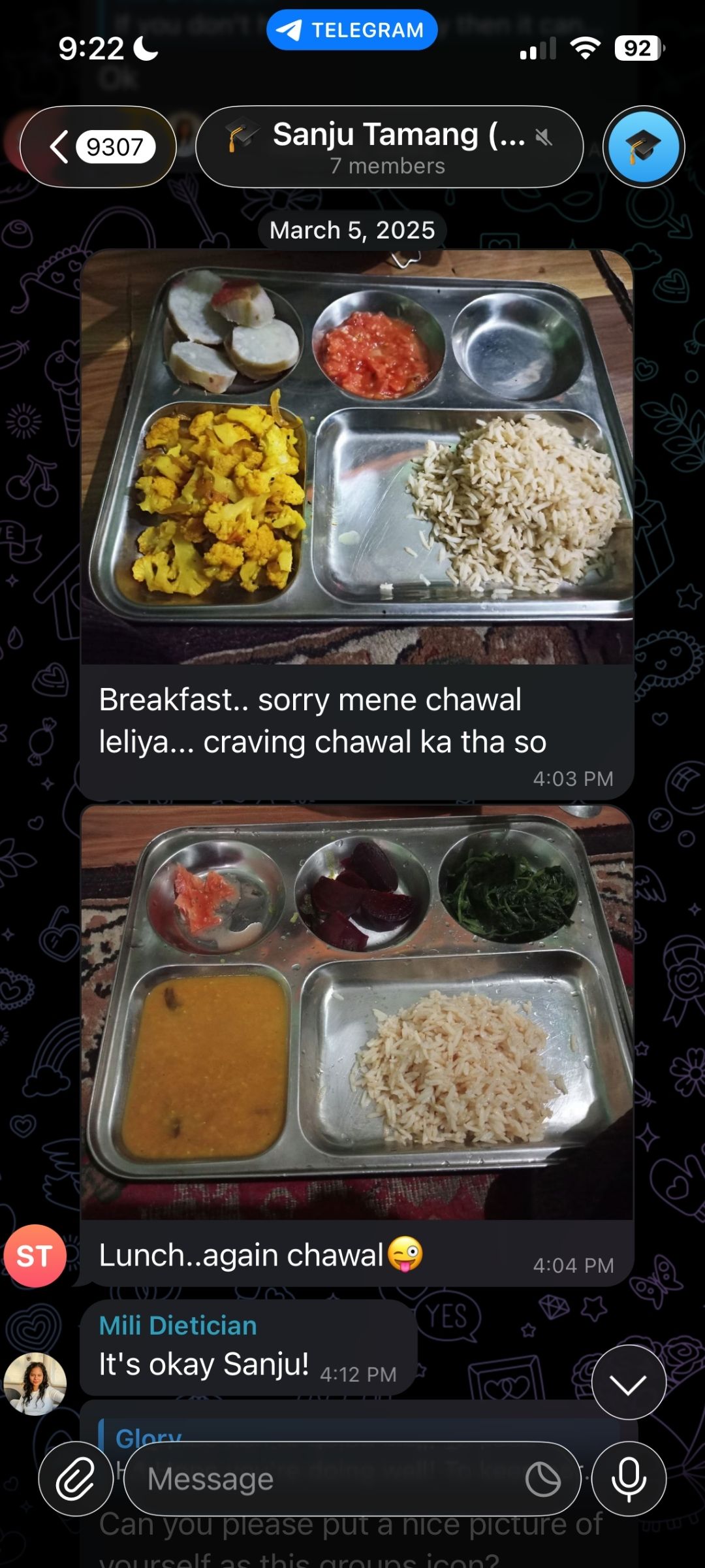 Sanju diet image 1
