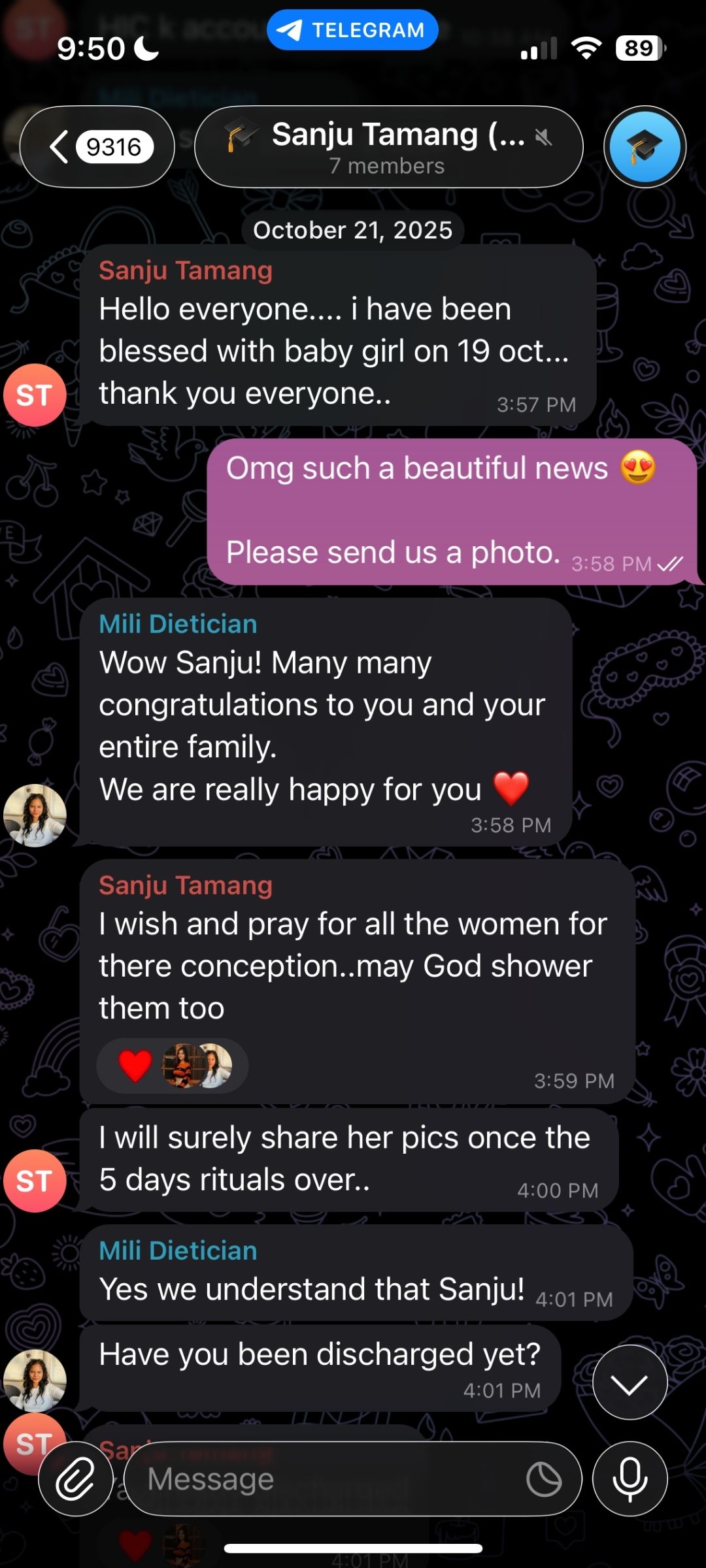 Sanju delivery proof 1