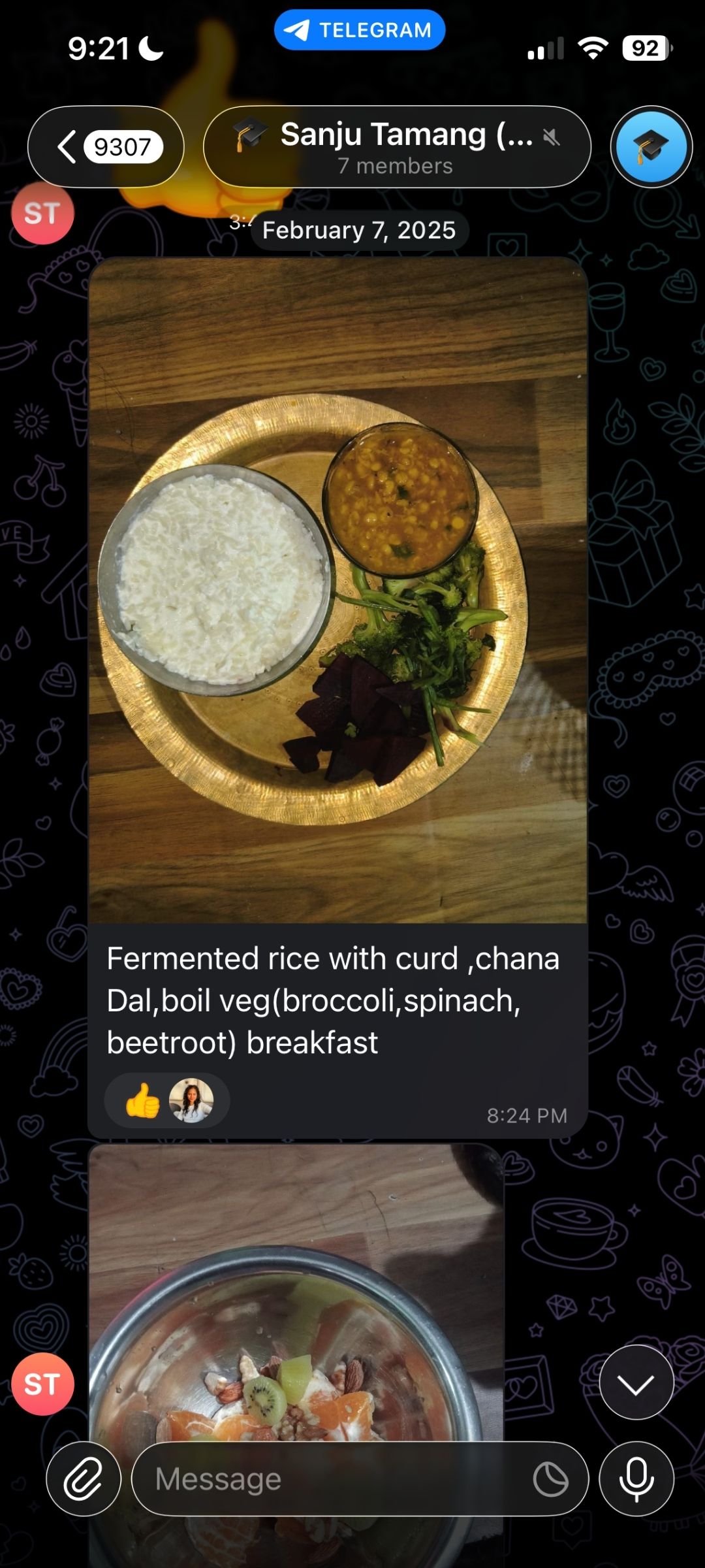 Sanju diet image 2