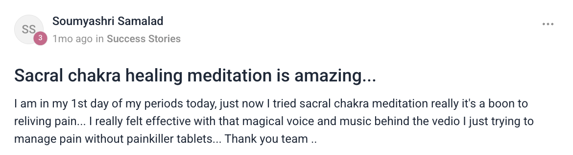 Client testimonial