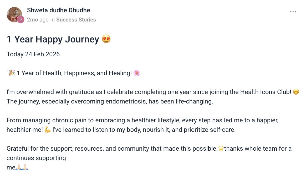 Client testimonial