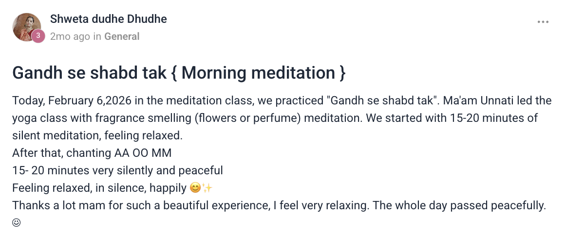 Client testimonial