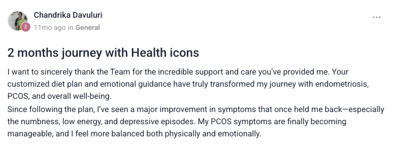 Client testimonial