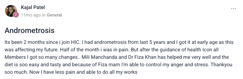Client testimonial