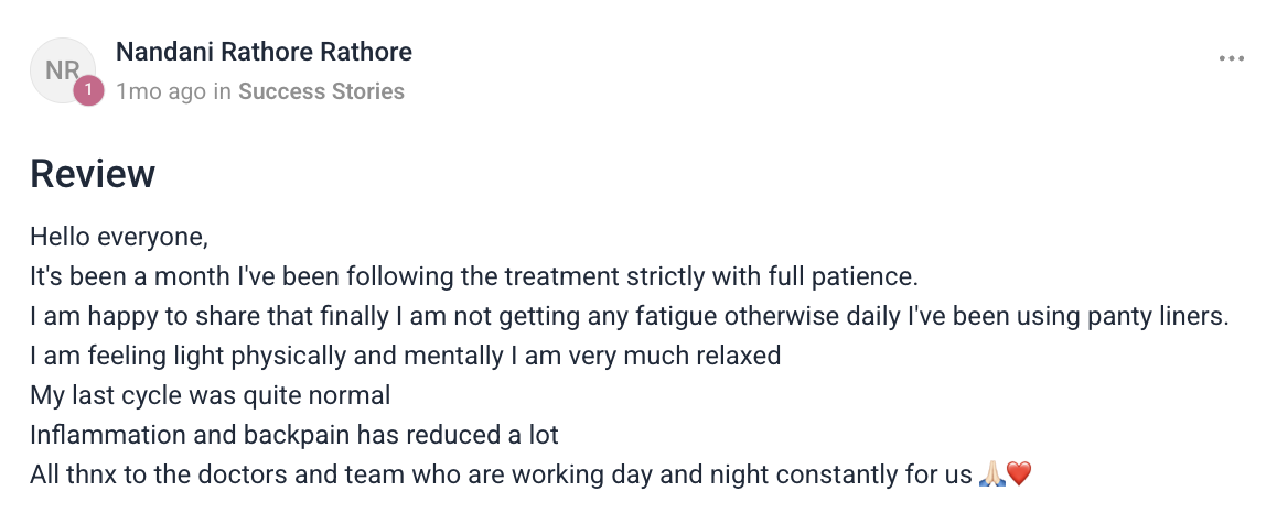 Client testimonial