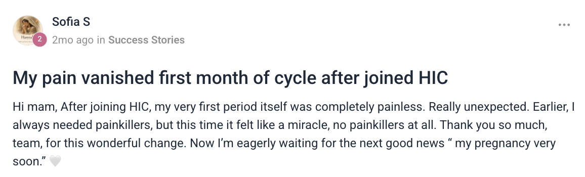 Client testimonial