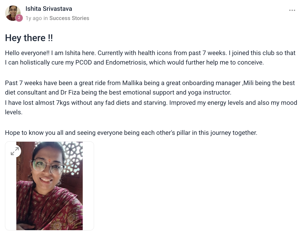 Client testimonial