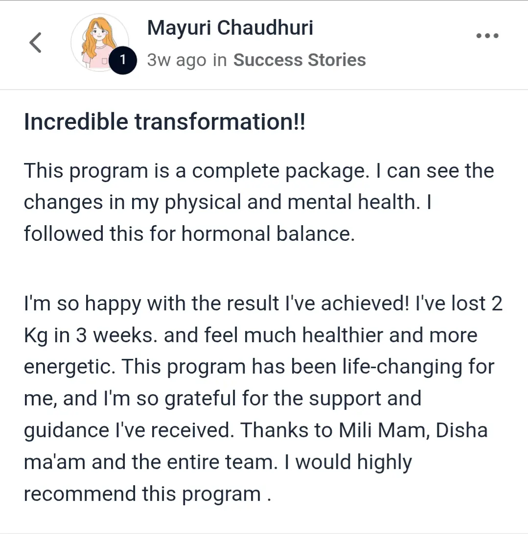 Client testimonial