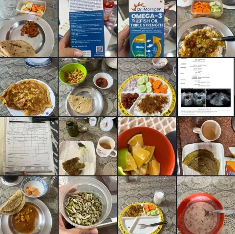 Afreen check-ins collage